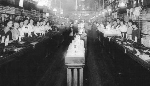 Classic Photo of Employees at Local Discount Shop